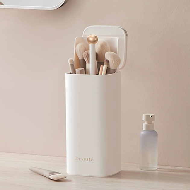 Push Pop-Up Makeup Brush Organizer